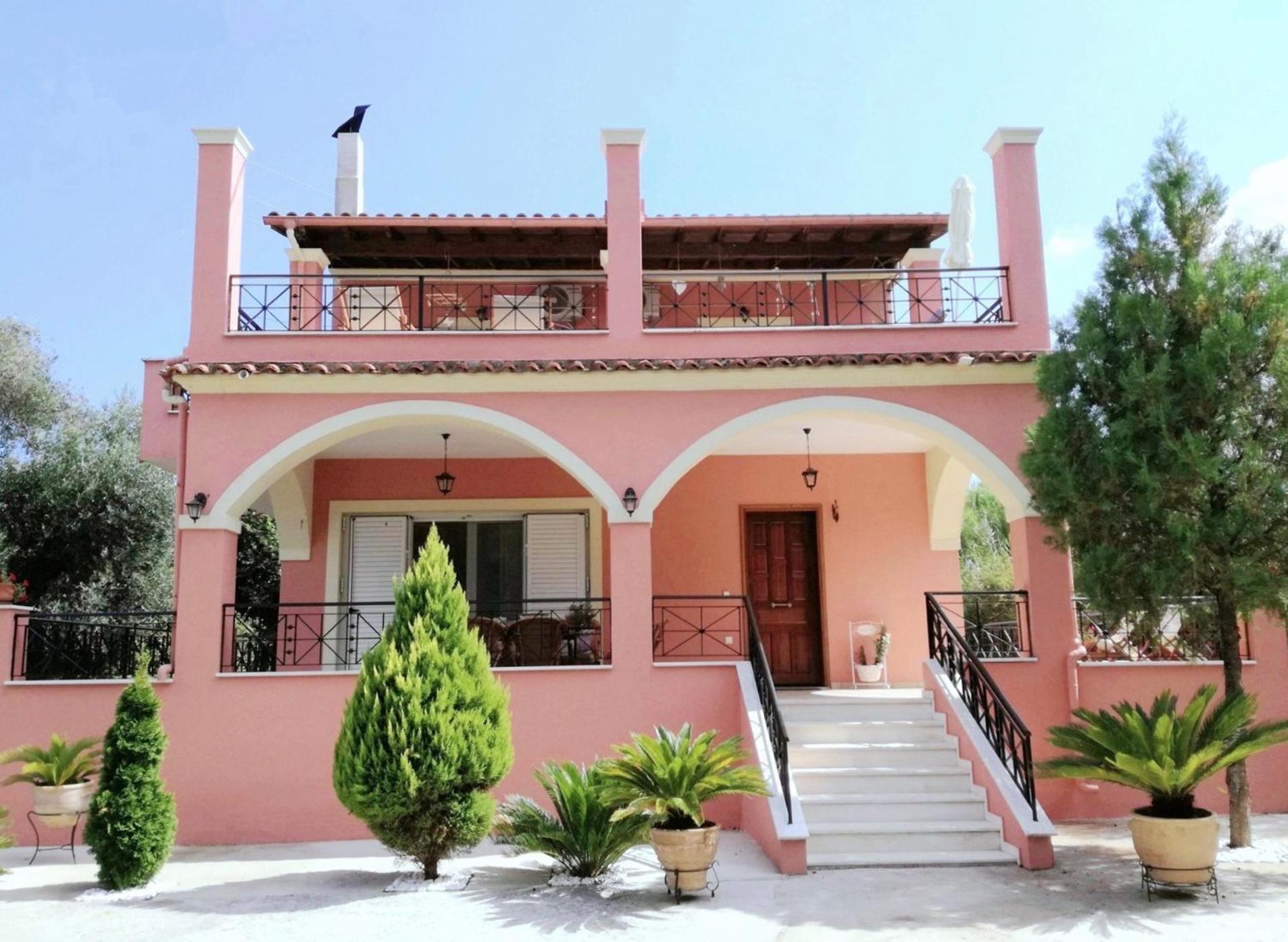 Villa Valia Seaside Ипсос Екстериор снимка