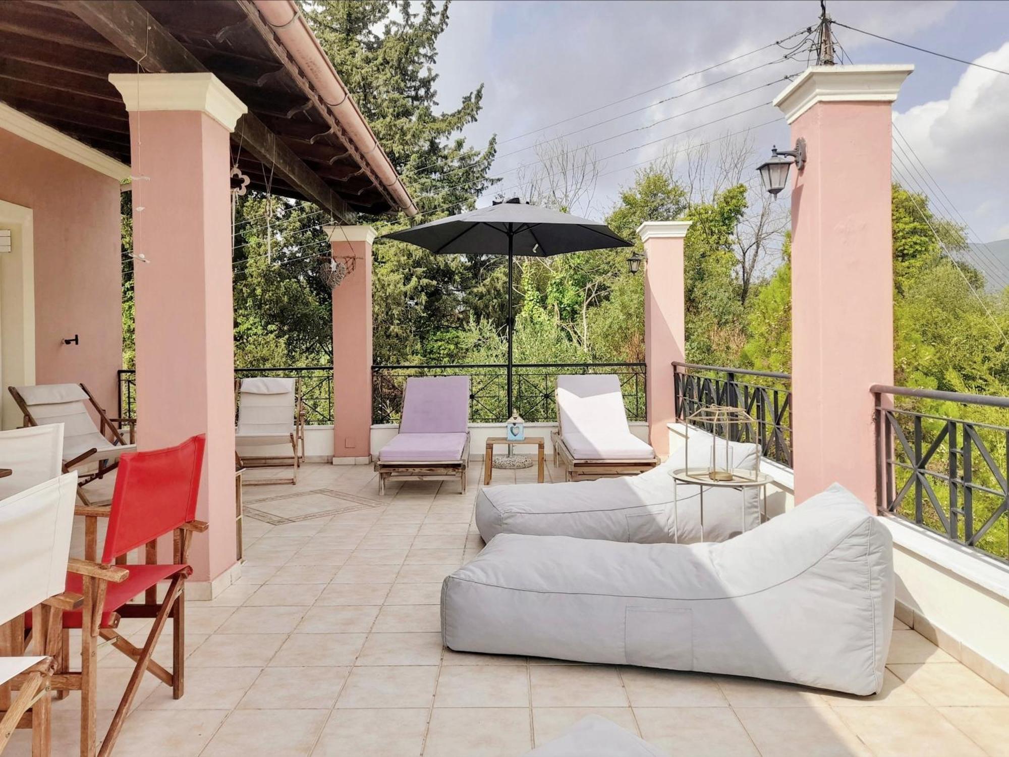 Villa Valia Seaside Ипсос Екстериор снимка