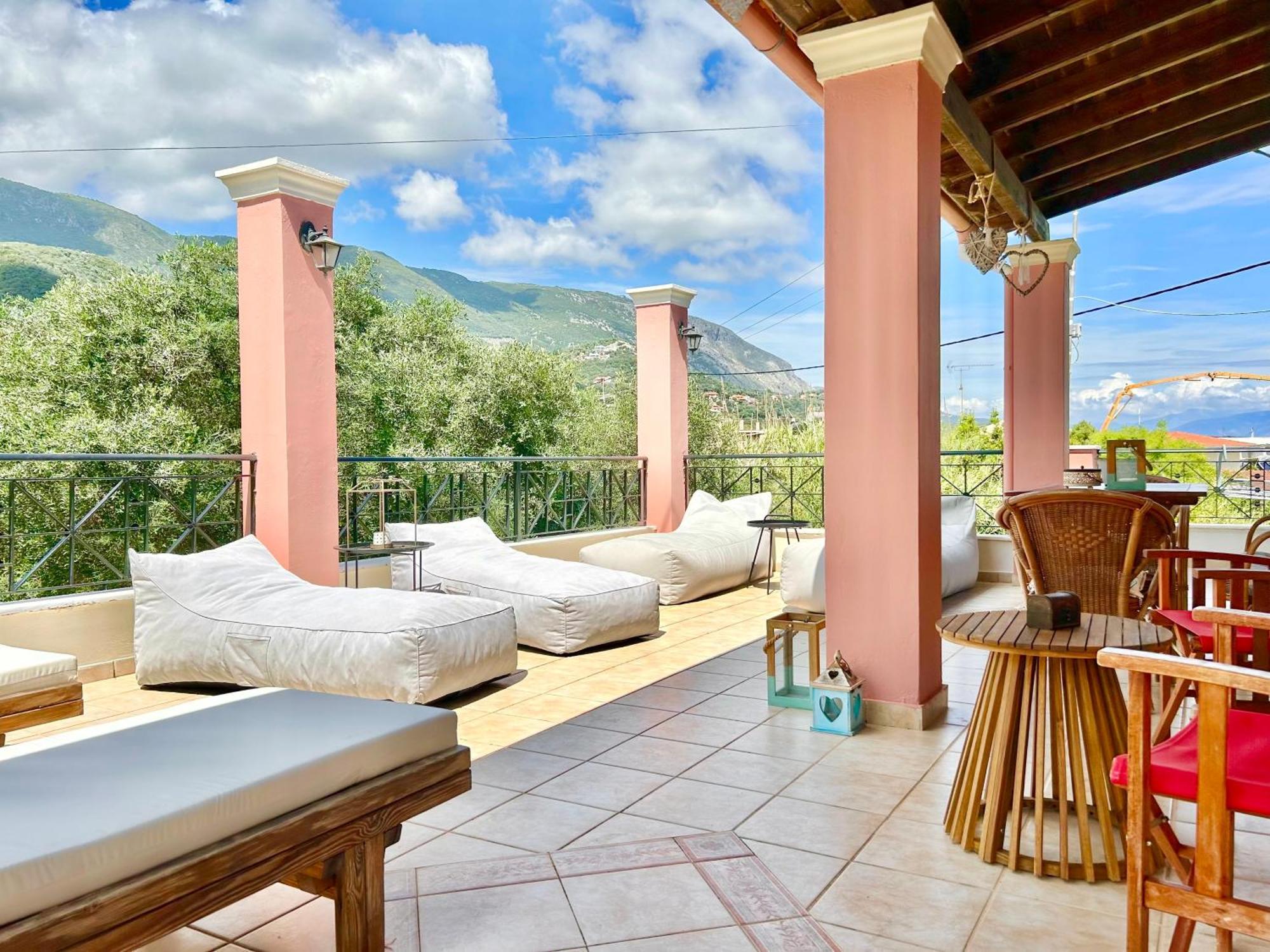 Villa Valia Seaside Ипсос Екстериор снимка