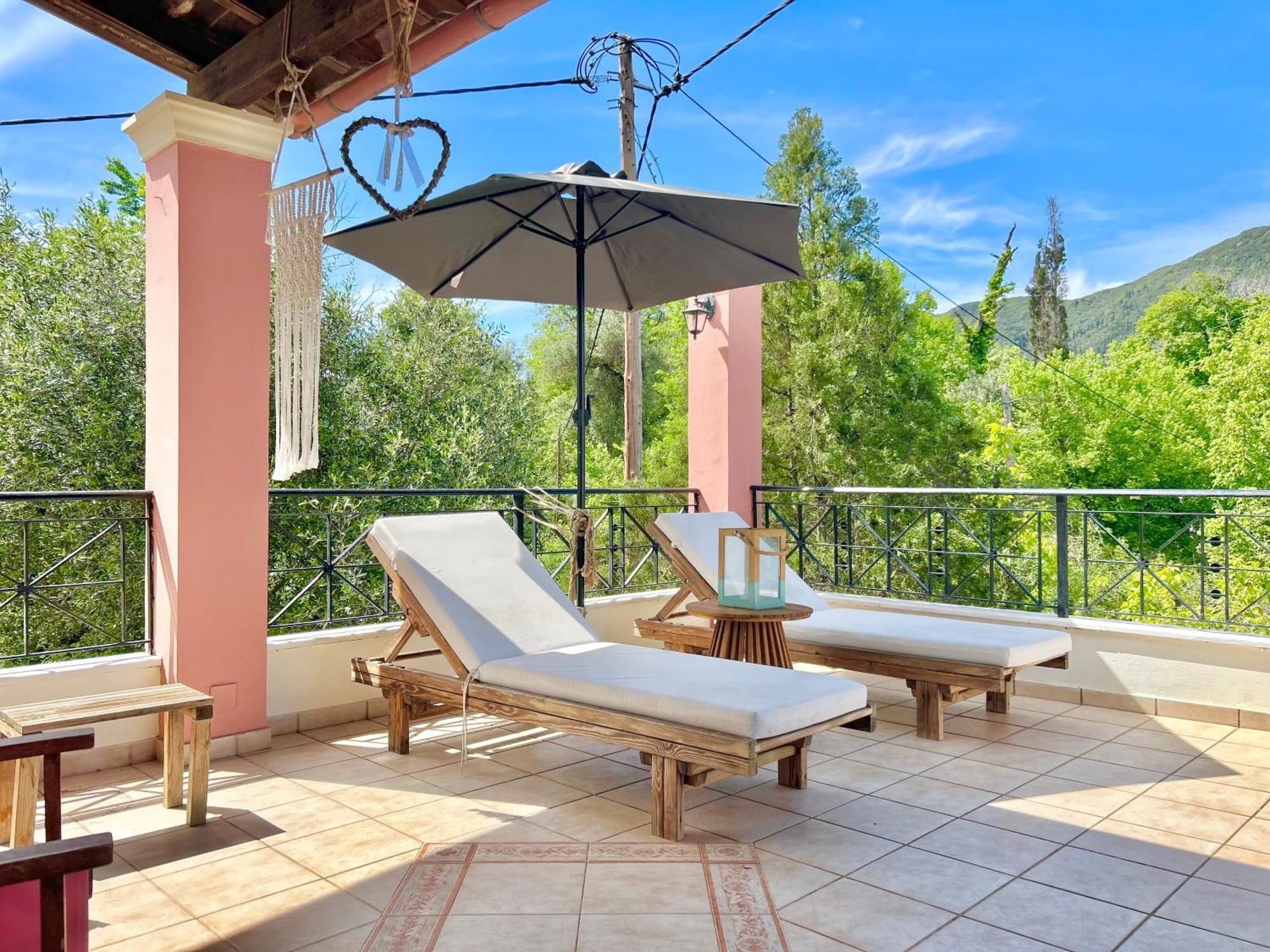 Villa Valia Seaside Ипсос Екстериор снимка